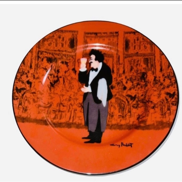 Williams Sonoma LES CHEFS GARÇONS Guy Buffet 8” Salad Dessert Plates Set Of 6 - Picture 6 of 9